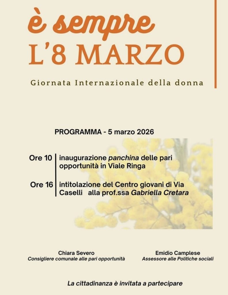8 marzo penne