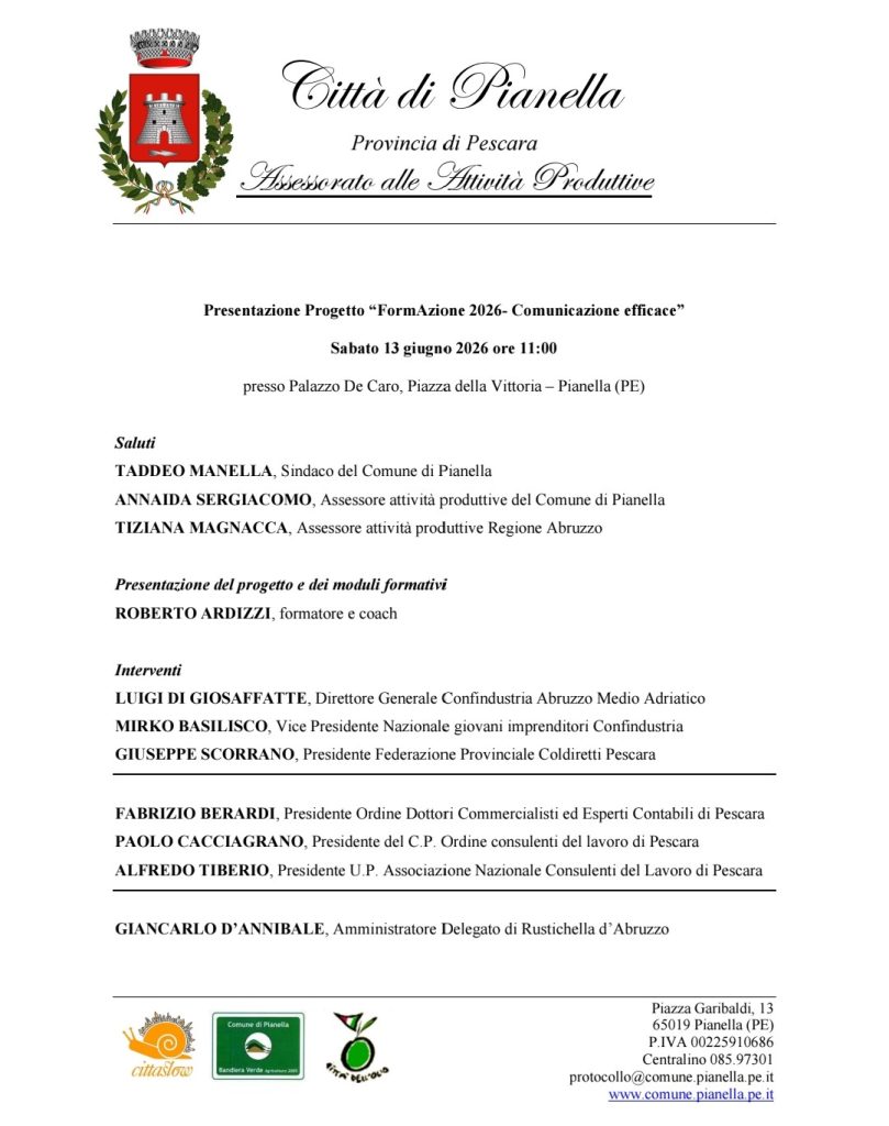 PROGRAMMA BUONA