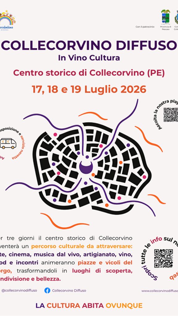 Locandina Collecorvino Diffuso In Vino Cultura